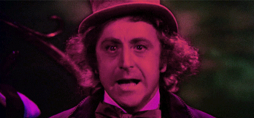 the tunnel scene from Willy Wonka and the Chocolate Factory