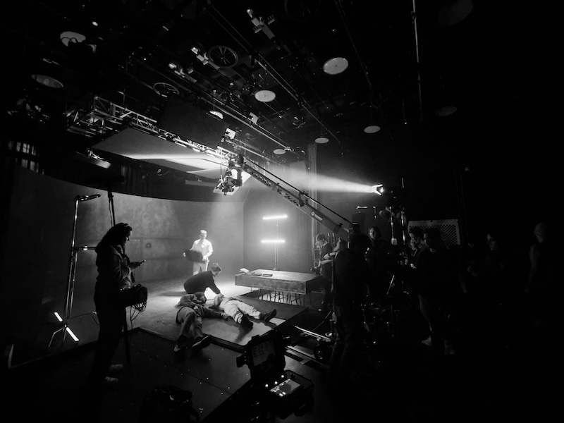 Filming at UCA's VP studio Filming at UCA's VP studio