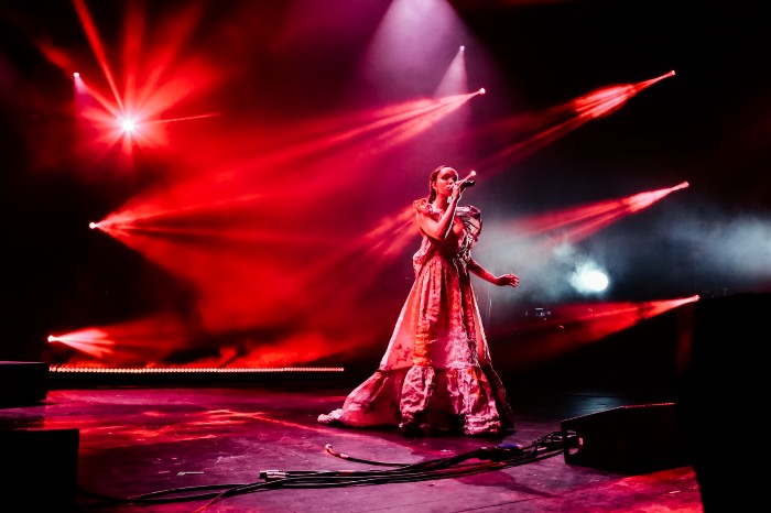 FKA Twigs performing at this year’s NME Awards, which Charlie helped produce